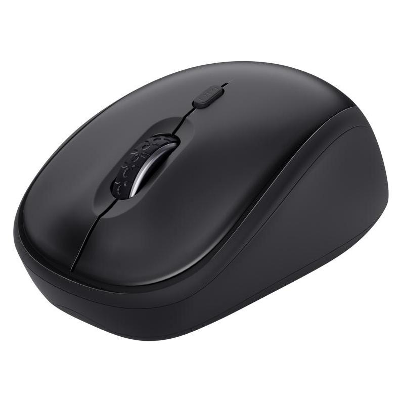 Trust Computer mouse Datorpele Yvi+ Silent Black (Kabellos) (25512)