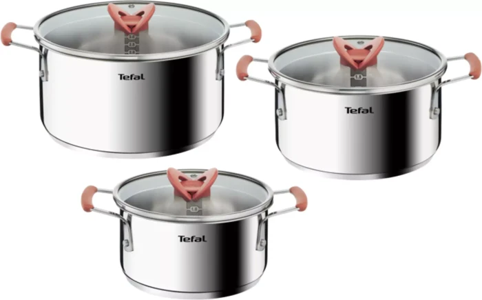 Tefal Kochgeschirr-Set 6-tlg. Opti'Space G720S674