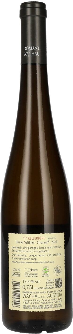 Domäne Wachau Grüner Veltliner Smaragd Kellerberg 2024 13,5% Vol. 0,75l