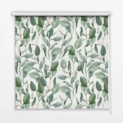 INNENROLLO - Fensterrollo - Rollo - 150x180 cm - Blätter an den Zweigen