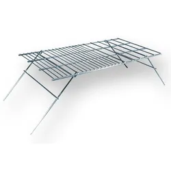 Coghlans Klappgrill 61x30cm - STK - silber
