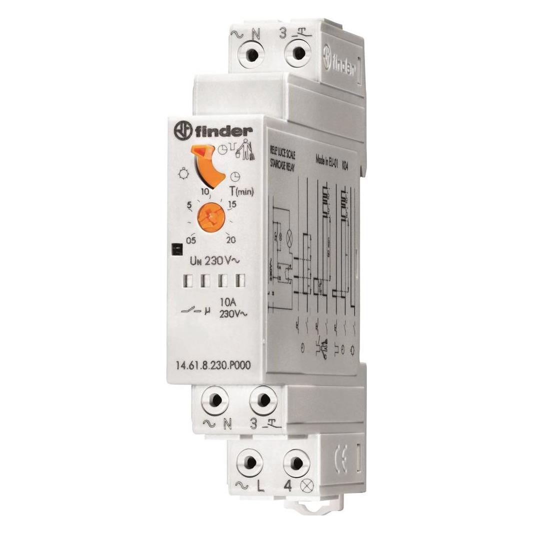 Finder 14.61.8.230.P000 Treppenhaus-Lichtautomat 230 V/AC 1 stk 1 x sluttekontakt (14618230P000)