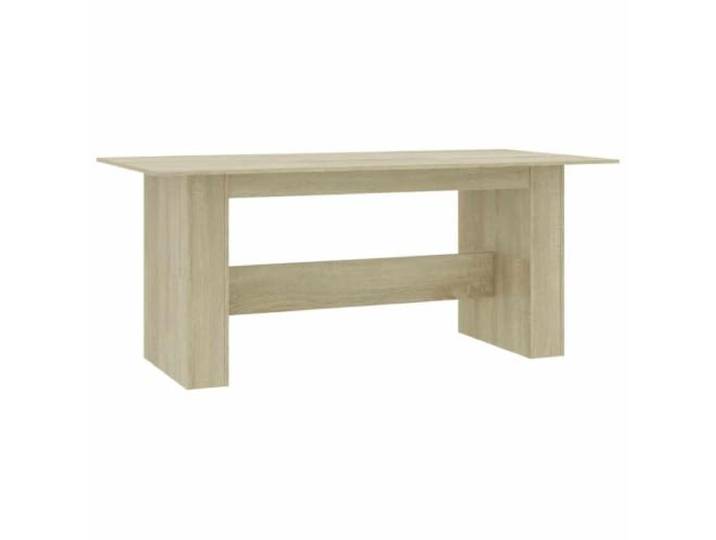 Todiikf Esstisch Sonoma-Eiche 180x90x76 cm Rechteckig Holzwerkstoff Stabiler Küchen- & Esszimmertisch mit breitem Sockel und pflegeleichter Oberfläche für gemeinsame Mahlzeiten zu Hause