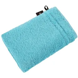 Vossen Waschlappen Vienna Style 16 x 22 cm Baumwolle Blau Azur
