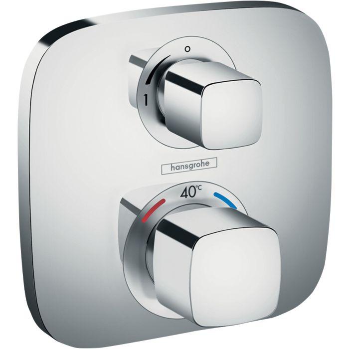 hansgrohe Ecostat E Brause Thermostat 15707000 Unterputz Thermostat, für 1 Verbraucher, chrom