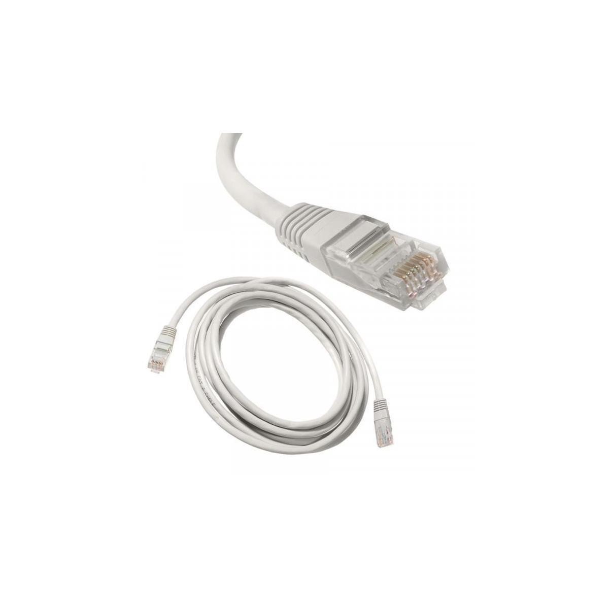 Maclean Cat 5e netwerkkabel met RJ45 connectoren, 24AWG, grijs