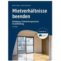 Mietverhältnisse beenden, Fachbücher von Andrea Nasemann, Kathrin Gerber