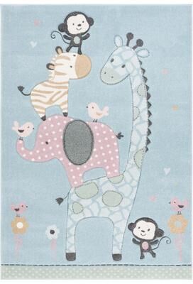 SAFAVIEH Carousel Kids Brandusa Animal Rug