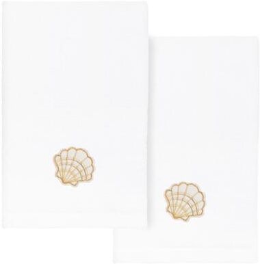 Authentic Hotel and Spa Shell Row Fingertip Towel Set