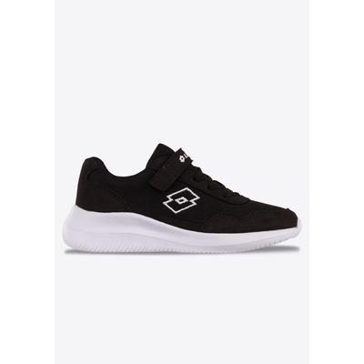 Sneaker LOTTO, Mädchen, Gr. 26, Textil, schwarz-weiß (schwarz, weiß), Synthetik, Textil, Schuhe Sneaker, in kinderfußgerechter Passform