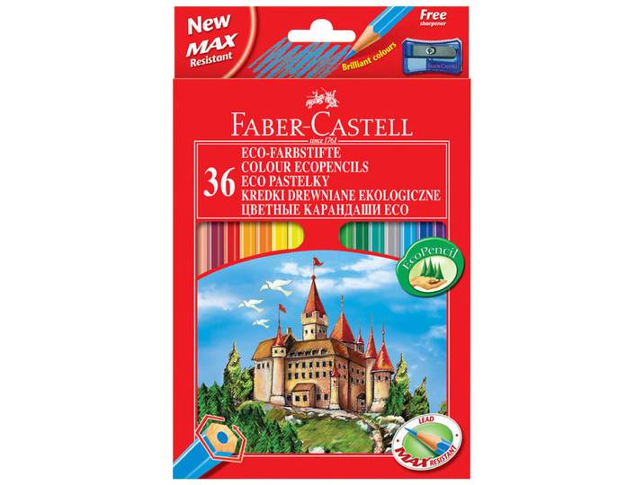Faber Castell Faber-Castell Farbstift (Mehrfarbig, 36 Stück)