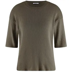 Rundhals-Pullover aus 100% SUPIMA-Baumwolle Peter Hahn grün, 52