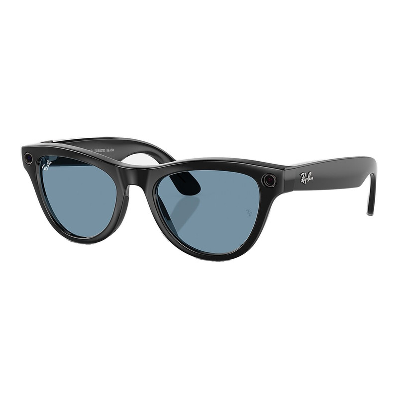 Ray Ban Meta Skyler Gen1 AI-bril met Transitions Cerulean Blue - Glanzend Zwart