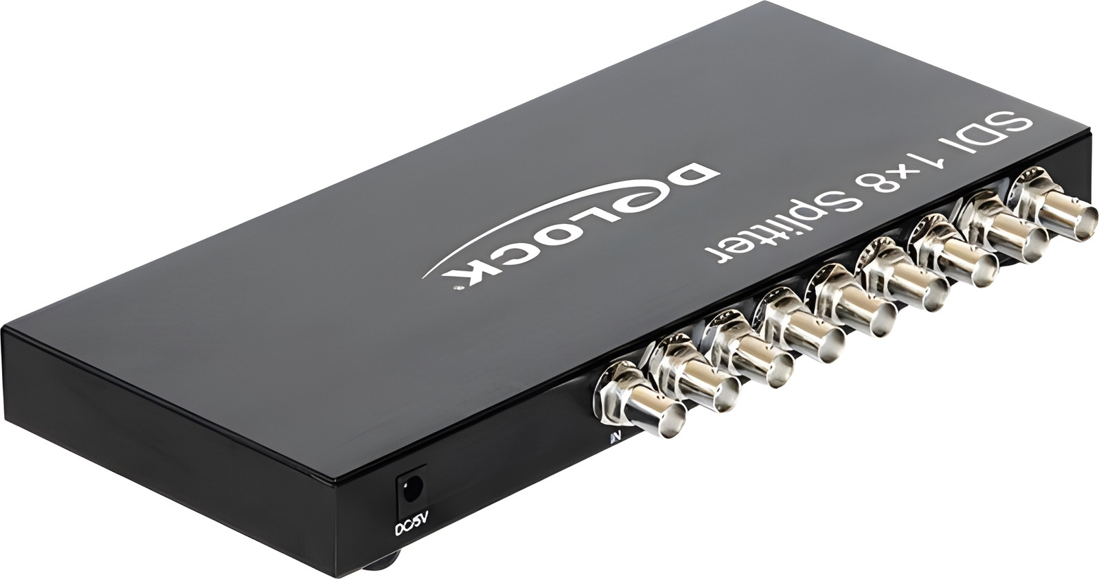 Delock 93253 SDI Switcher met 8x SDI en BNC, ondersteunt 1080i, 1080p, 480i en 720p