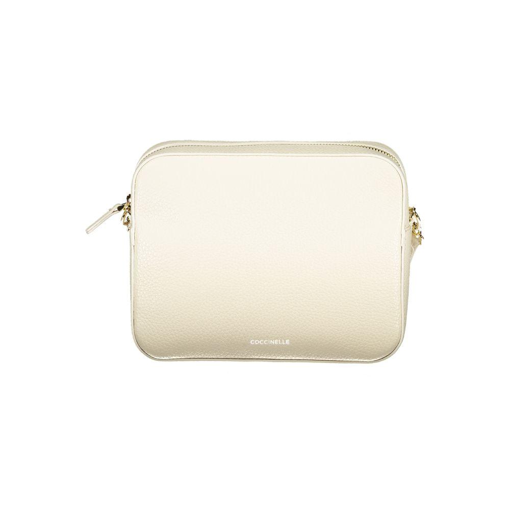 Coccinelle Weiße Lederhandtasche