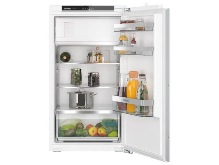 Siemens KI32LVFE0 Einbau-Kühlschrank iQ300, integrierbarer Kühlautomat mit Gefrierfach 102x56 cm, 132L Kühlen, 15L Gefrieren, freshBox, LED-Beleuchtung, superCooling, bottleRack.