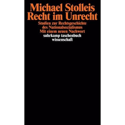 Recht im Unrecht, Taschenbuch von Michael Stolleis, Suhrkamp, 978-3-518-28755-2
