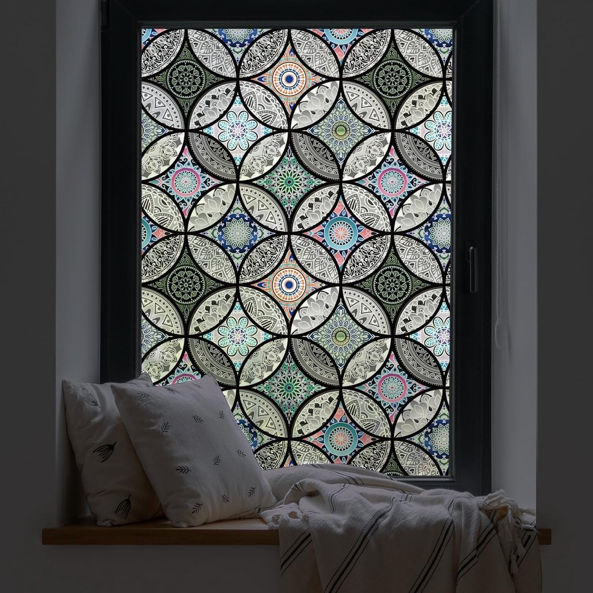 Solidchoice Decoratieve Vensterfolie voor Privacy en Bescherming