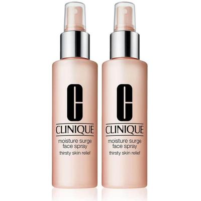 Clinique Moisture Surge Face Spray Thirsty Skin Relief 125ml x2 2x125 ml