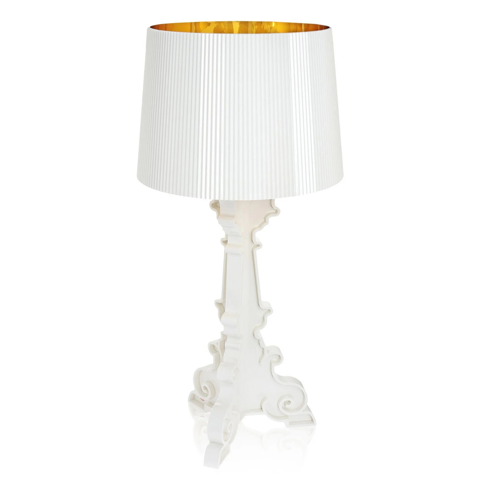 Kartell Bourgie tafellamp wit/goud - Kunststof - Dimbaar