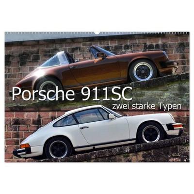 Porsche 911SC - zwei starke Typen (Wandkalender 2027 DIN A2 quer), CALVENDO Monatskalender