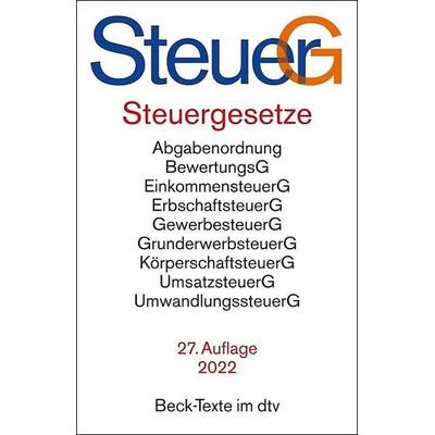 Steuergesetze, Taschenbuch von , dtv, 978-3-406-78742-3