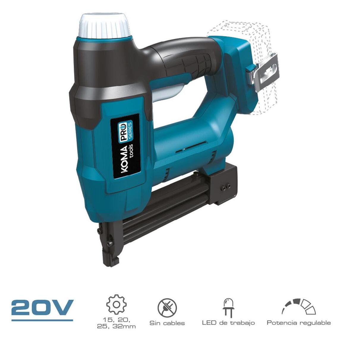 Koma Tools 20v nail gun (without battery and charger) (Nagelpistole, Tacker) (54994142)