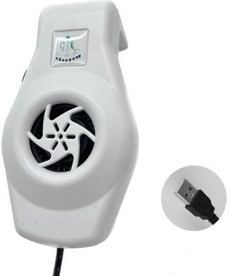 USA Free Shipping Shop AquaBreeze Aquarium Cooling Fan Adjustable Fish Tank Cooling Fan With External Chiller Design white