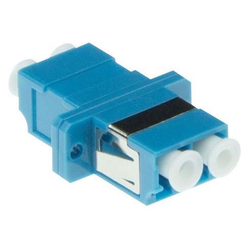 ACT Fiber optic LC duplex adapter singlemode OS2. Connectors: LC/LC Lc duplex adapter sm blue (2 m) (EA1004)
