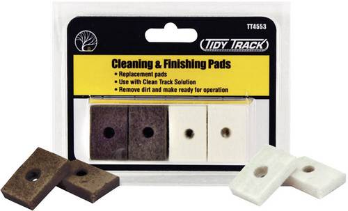Woodland Scenics WTT4553 0, H0, N, TT Schienen Reinigungs-Pads 1 Set