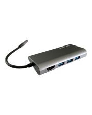 LC Power LC-Power USB 3.2 Hub-C-Multi-5 Externer Hub m.Kartenleser Lade&HDMI Digital/Daten Digital/Display/Video (LC-HUB-C-MULTI-5)