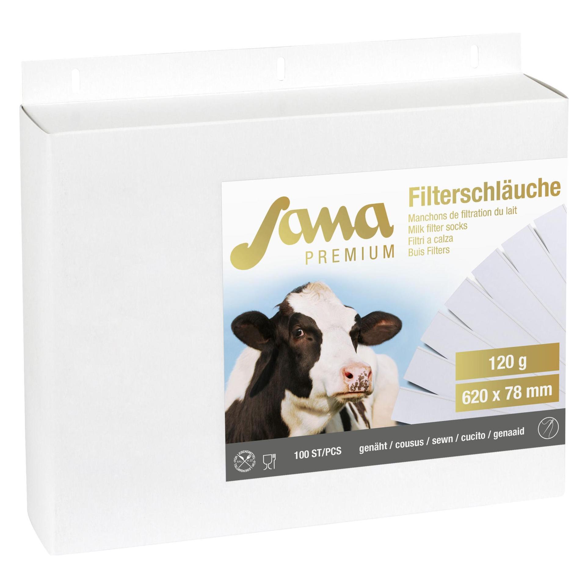 Magni Milchfilter Sana Premium 120gr 620 x 78, genäht, 100Stk (58104858)