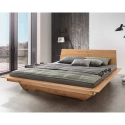 Forestales »Memphis« Massivholzbett mit Schwebeoptik 140x200 cm