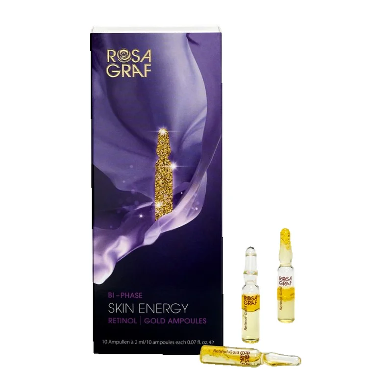 Rosa Graf Bi-Phase Skin Energy Retinol Gold Ampullen, 10x2ml 3332V10