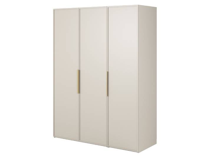 Drehtürenschrank Frame mit drei Türen und zwei Kleiderstangen,