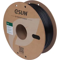 eSUN PLA+ Filament 1.75mm Schwarz 3Kg (PLA, PLA+, 1.75 mm, 3000 g), 3D Filament, Schwarz