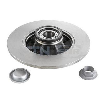 Snr 1x Bremsscheibe mit Radlager mit ABS-Ring Hinterachse [Hersteller-Nr. KF159.54U] für Citroën, Peugeot, Ds
