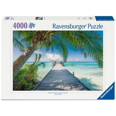 Erwachsenenpuzzle 4000 Teile - Traumstrand auf den Malediven