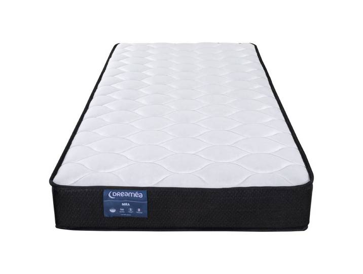 Matelas ressort 90x190 cm DREAMEA roulé MIRA ép.20 cm