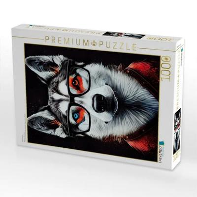 CALVENDO Puzzle Hund Luna | 1000 Teile Lege-Größe 64x48cm Foto-Puzzle für glückliche Stunden