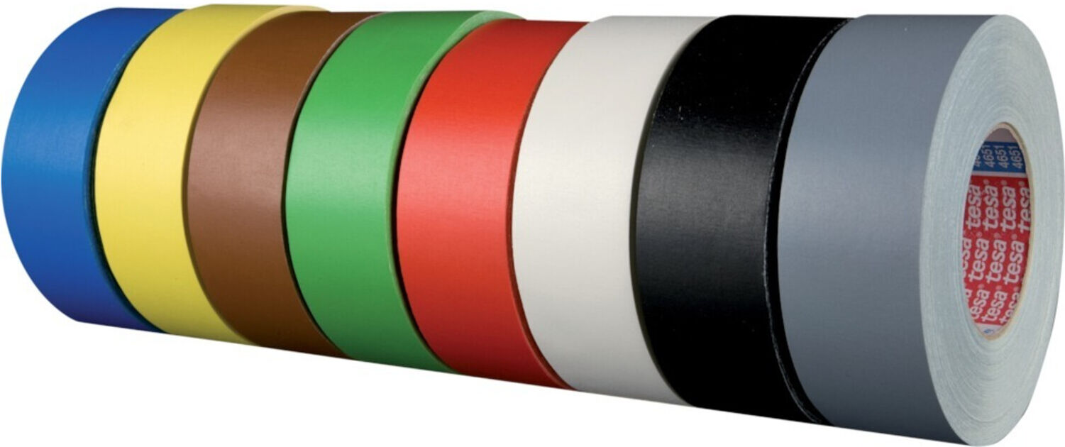 tesa Gewebe-Klebeband 4651-08 kunststoffbeschichtet 25mmx50m weiß (04651-00510-00)