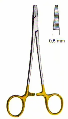 Zepf medical instruments GmbH Nadelhalter nach Mayo-Hegar, mit Hartmetalleinlage, 16,0 cm 24-1804-16