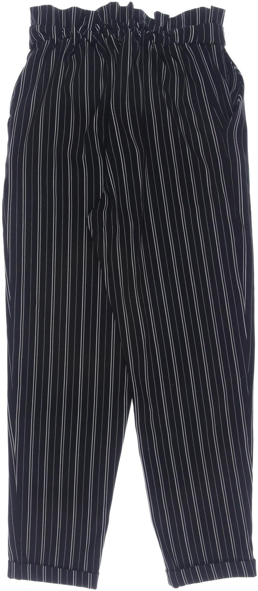 Pull & Bear Damen Stoffhose, Schwarz, Gr. W26, Synthetik - Second Hand