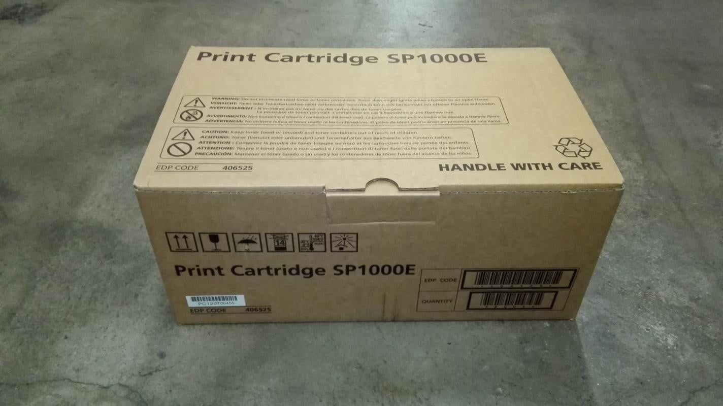 Ricoh Type SP1000E laserprinter tonercartridge - zwart - origineel - 4000 pagina's