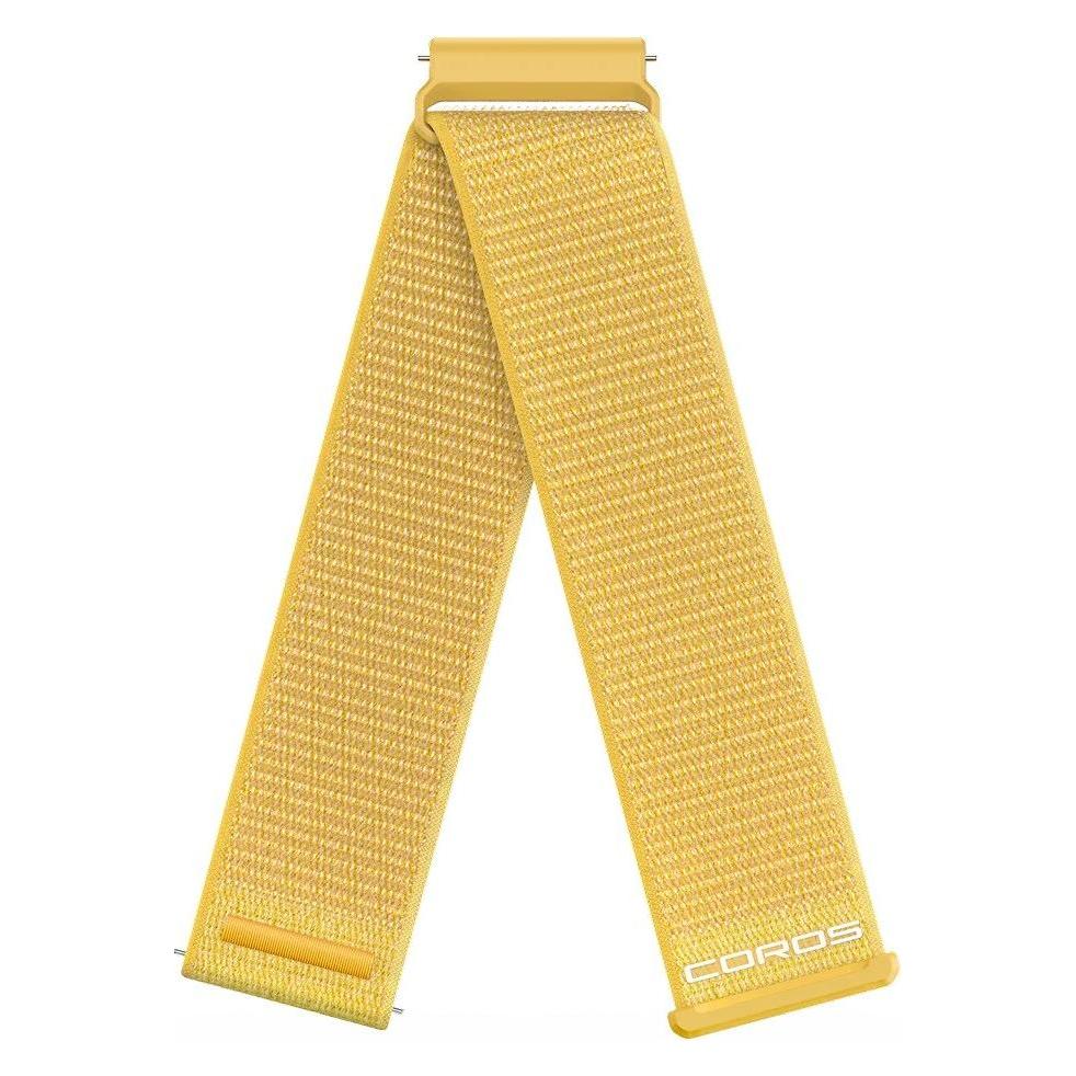 Coros Watch Band Apex 4 (22 mm, 24 mm, Nylon) (BAND-WAPX4-YLW-22-N)