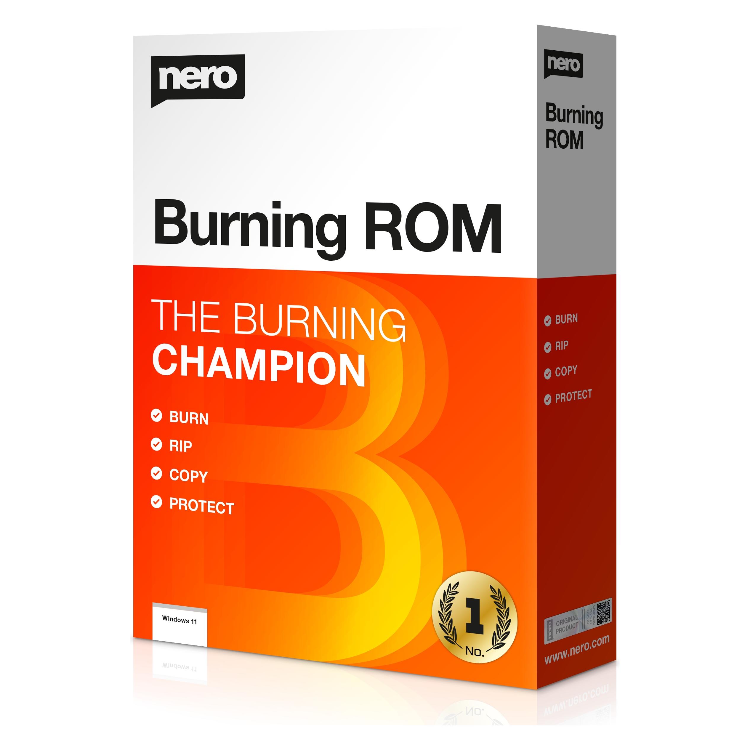Nero Burning ROM (1 User, 1 Geräte/User, unbegrenzt) (EMEA-11300000/1445)