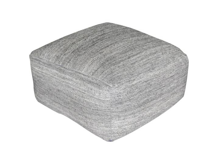 Kayoom Pouf, Grau, Textil, Füllung: Polystyrol, 45x46x45 cm, Poufs