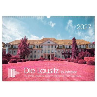 Die Lausitz im faszinierenden Infrarotlicht (Wandkalender 2027 DIN A3 quer), CALVENDO Monatskalender