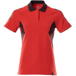 MASCOT Damen Polo-Shirt ACCELERATE Verkehrsrot / Schwarz S - 18393-961-20209-S - Verkehrsrot / Schwarz