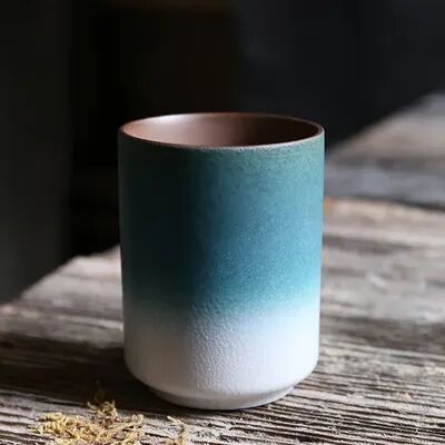 Uplifted Trends Ceramic Mug Retro Gradient Stoneware Coffee Tea Cup white Orchid